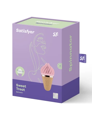 SATISFYER - SWEET TREAT SPINNATOR MARRONE E ROSA