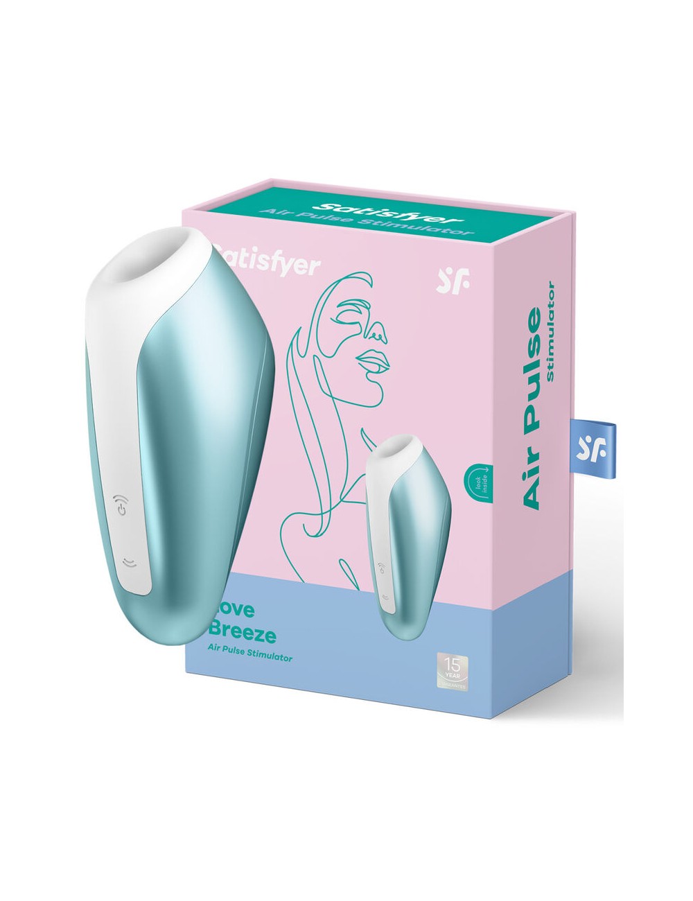 SATISFYER - LOVE BREEZE SUCCIONADOR BLU GHIACCIO SATISFYER - LOVE BREEZE SUCCIONADOR BLU GHIACCIO