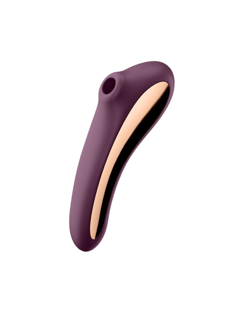 SATISFYER - VIBRATORE DUAL KISS AIR PULSE ROSSO VINO