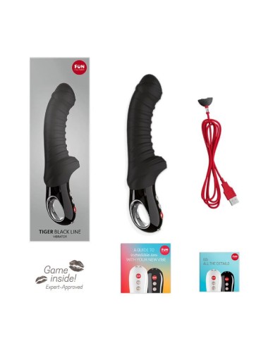 FUN FACTORY - VIBRATORE TIGER LINEA NERA