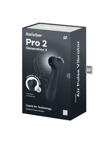 SATISFYER - TECNOLOGIA PRO 2 GENERAZIONE 3 ARIA LIQUIDA NERO