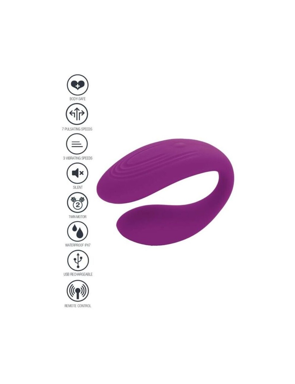 XOCOON - VIBRATORE DI COPPIA BOUND LOVE VIOLA XOCOON - VIBRATORE DI COPPIA BOUND LOVE VIOLA