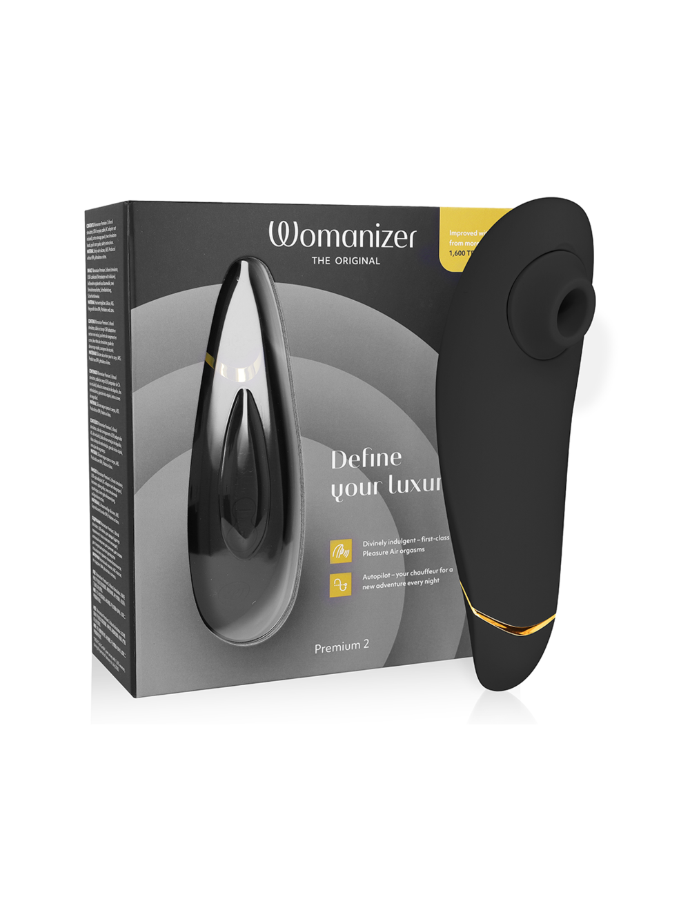WOMANIZER - PREMIUM 2 STIMOLATORE CLITORALE NERO
