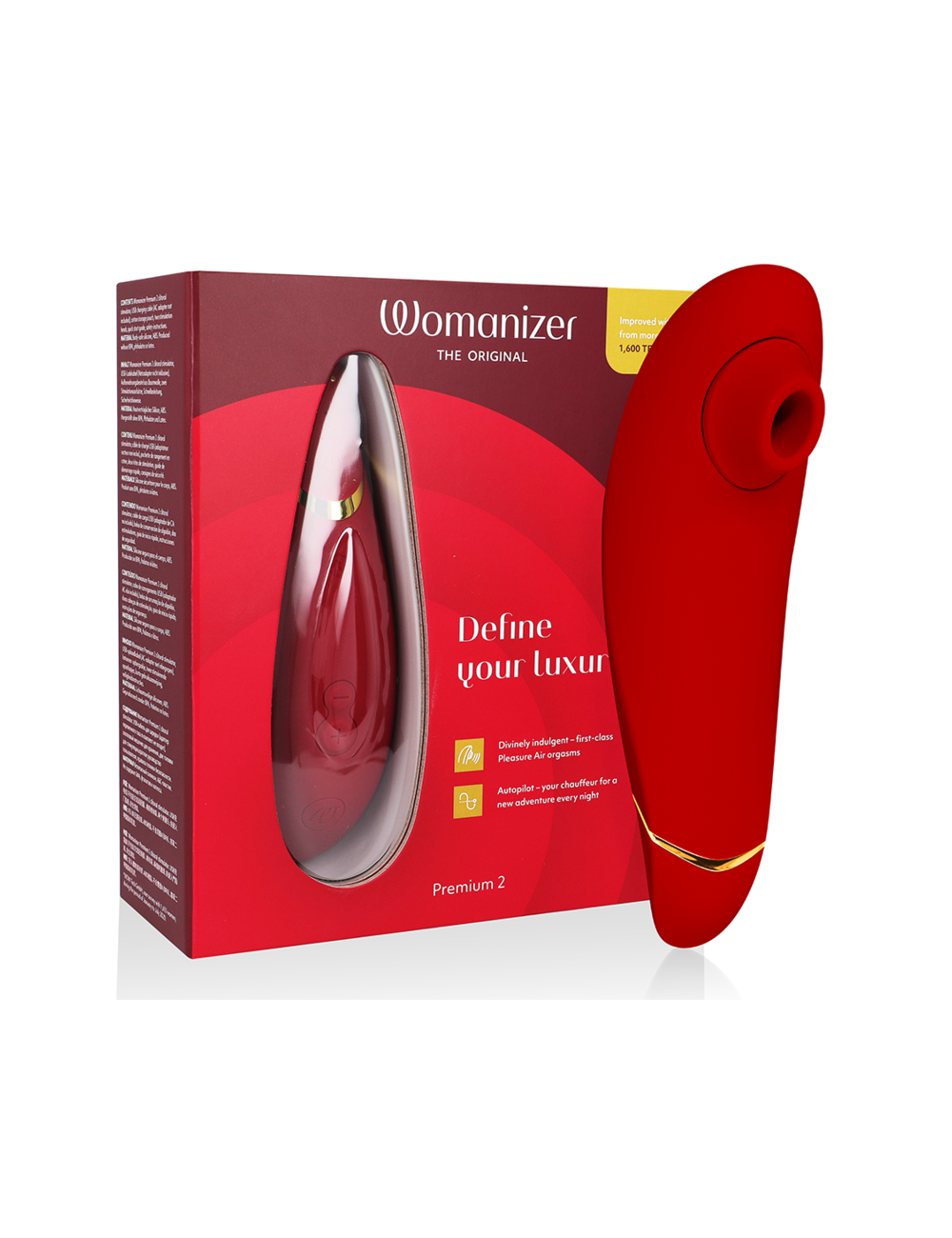 WOMANIZER - PREMIUM 2 STIMOLATORE CLITORALE BORDEAUX