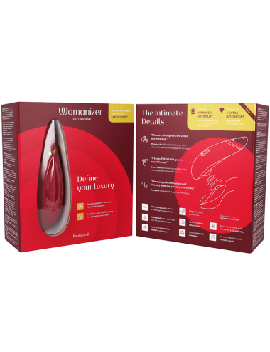 WOMANIZER - PREMIUM 2 STIMOLATORE CLITORALE BORDEAUX