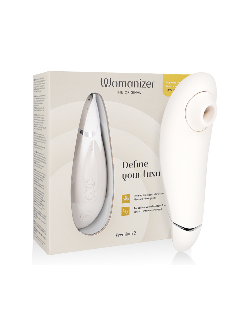 WOMANIZER - PREMIUM 2 STIMOLATORE CLITORALE GRIGIO CALDO WOMANIZER - PREMIUM 2 STIMOLATORE CLITORALE GRIGIO CALDO