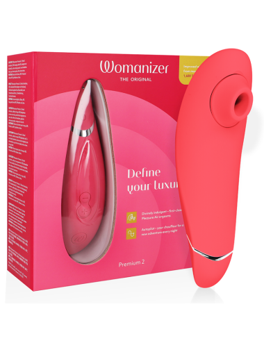 WOMANIZER - PREMIUM 2 STIMOLATORE CLITORALE LAMPONE