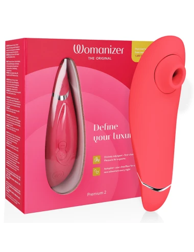 WOMANIZER - PREMIUM 2 STIMOLATORE CLITORALE LAMPONE