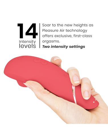 WOMANIZER - PREMIUM 2 STIMOLATORE CLITORALE LAMPONE