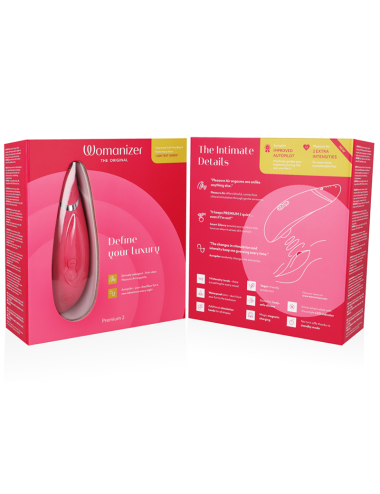 WOMANIZER - PREMIUM 2 STIMOLATORE CLITORALE LAMPONE