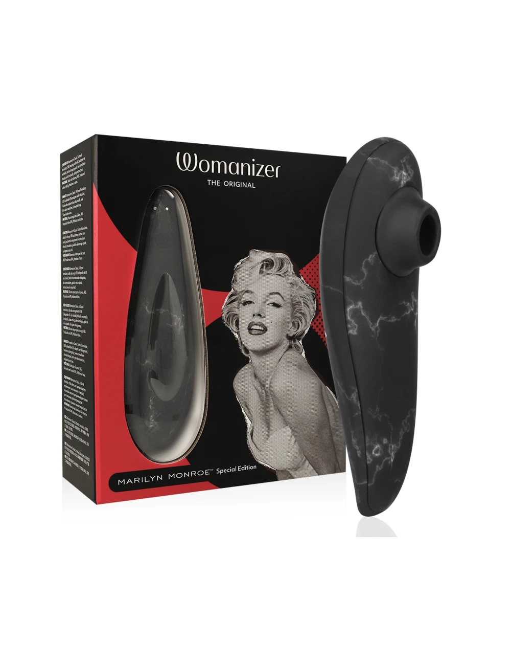 WOMANIZER - MARILYN MONROE CLASSIC 2 STIMOLATORE DEL CLITORIDE MARMO NERO WOMANIZER - MARILYN MONROE CLASSIC 2 STIMOLATORE DEL CLITORIDE MARMO NERO