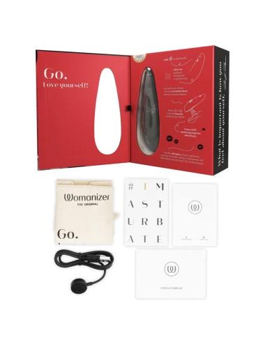 WOMANIZER - MARILYN MONROE CLASSIC 2 STIMOLATORE DEL CLITORIDE MARMO NERO