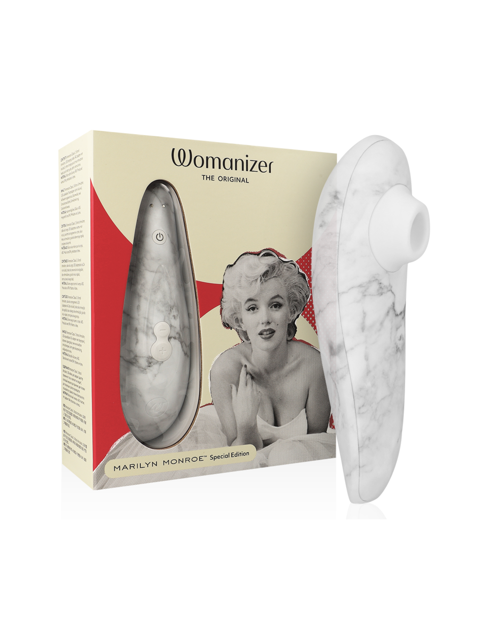 WOMANIZER - MARILYN MONROE CLASSIC 2 STIMOLATORE DEL CLITORIDE MARMO BIANCO WOMANIZER - MARILYN MONROE CLASSIC 2 STIMOLATORE DEL CLITORIDE MARMO BIANCO