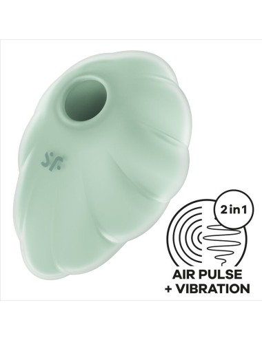 SATISFYER - VIBRATORE CLOUD DANCER GREEN AIR PULSE