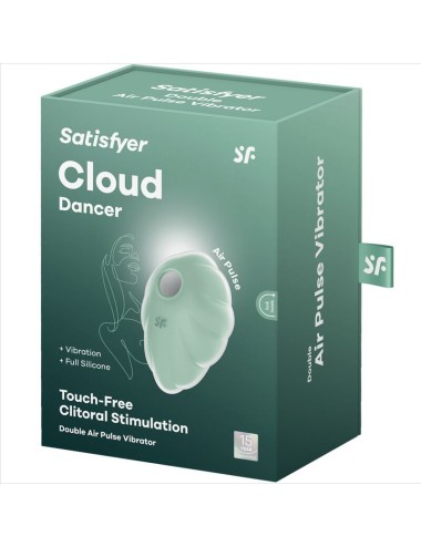SATISFYER - VIBRATORE CLOUD DANCER GREEN AIR PULSE