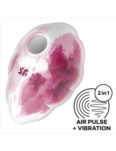 SATISFYER - CLOUD DANCER ROSSO VIBRATORE AIR PULSE