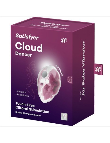 SATISFYER - CLOUD DANCER ROSSO VIBRATORE AIR PULSE