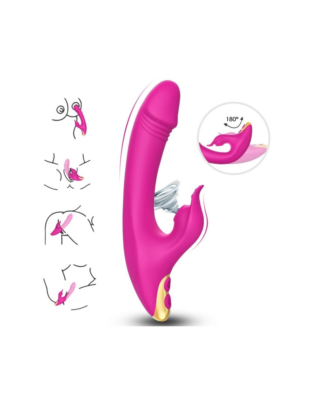 ARMONY - AMANTE CHE LECCA IL CLITORITE VIBRANTE E IL PUNTO G FUCSIA