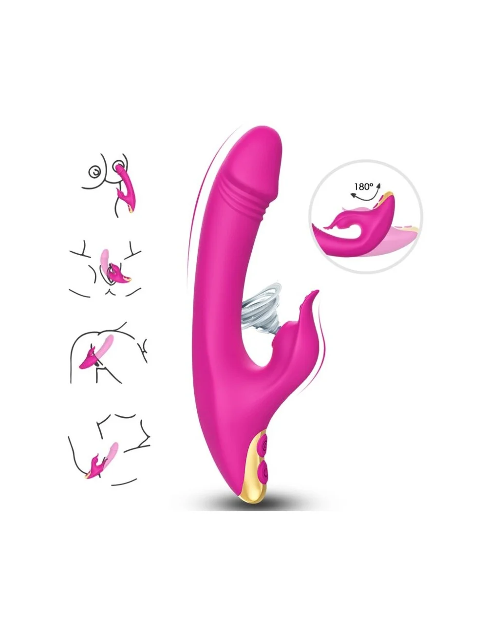 ARMONY - AMANTE CHE LECCA IL CLITORITE VIBRANTE E IL PUNTO G FUCSIA