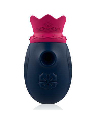 INTENSE - STIMOLATORE DEL CLIT 10 FREQUENZE DI LECCATA E ASPIRAZIONE - BLU