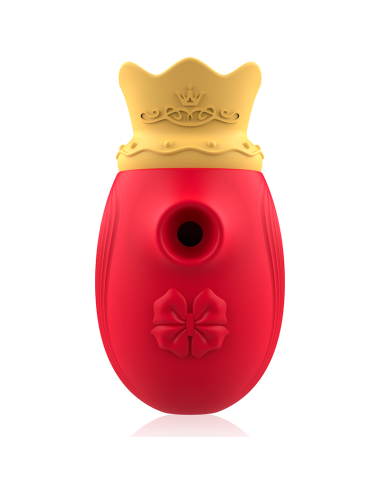 INTENSE - STIMOLATORE DEL CLIT 10 FREQUENZE DI LECCATA E ASPIRAZIONE - RED