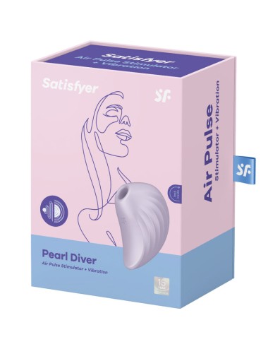 SATISFYER - PEARL DIVER STIMULATOR UND VIBRATOR GRÜN