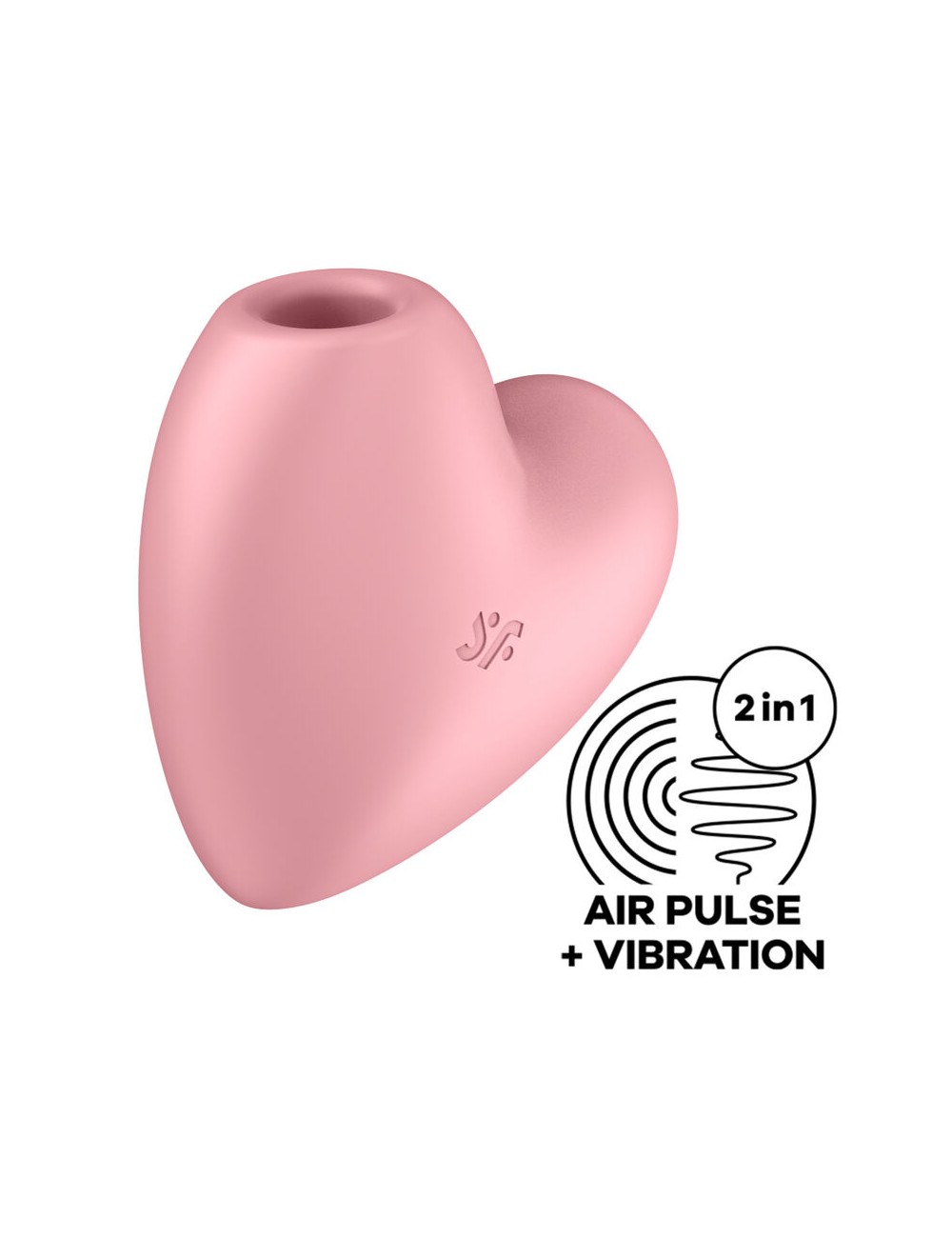 SATISFYER - CUTIE HEART STIMOLATORE E VIBRATORE AIR PULSE ROSA SATISFYER - CUTIE HEART STIMOLATORE E VIBRATORE AIR PULSE ROSA