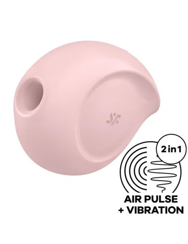 SATISFYER - STIMOLATORE DI IMPULSI D'ARIA SUGAR RUSH E VIBRATORE ROSA