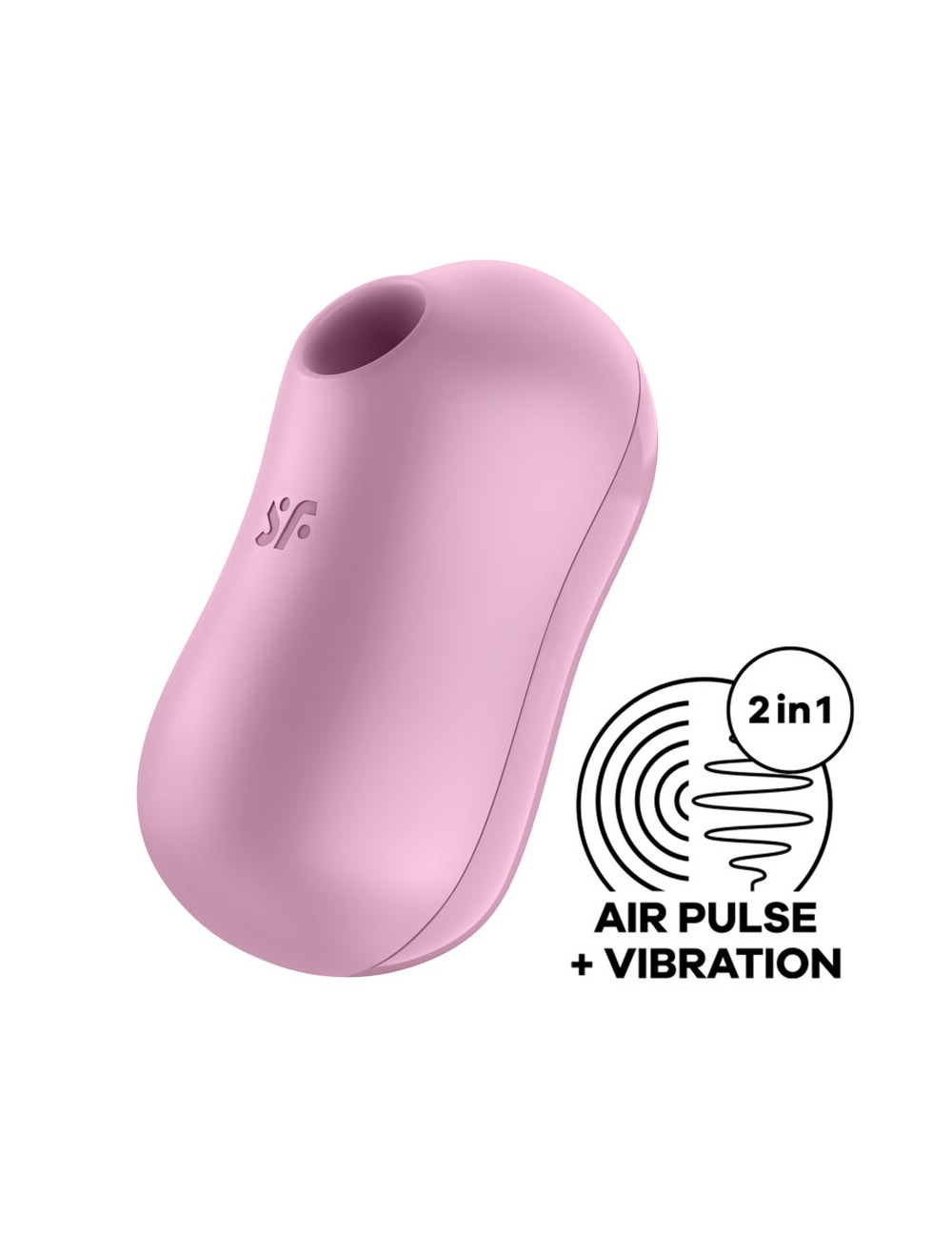 SATISFYER - STIMOLATORE E VIBRATORE D'ARIA PER ZUCCHERO COTONE LILLA SATISFYER - STIMOLATORE E VIBRATORE D'ARIA PER ZUCCHERO COTONE LILLA