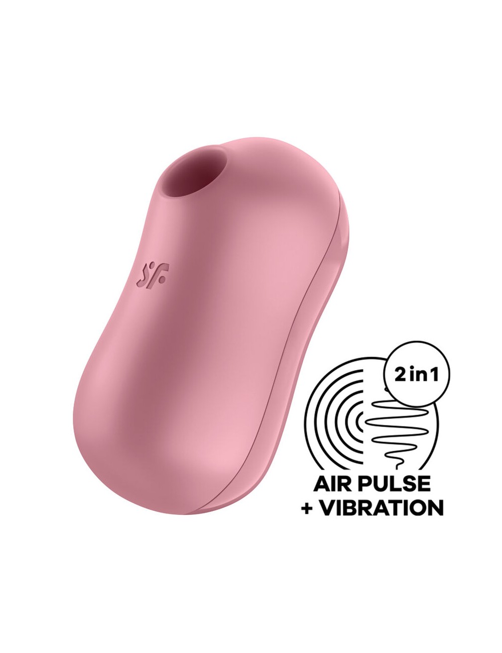 SATISFYER - STIMOLATORE E VIBRATORE D'ARIA PER ZUCCHERO DI COTONE ROSA SATISFYER - STIMOLATORE E VIBRATORE D'ARIA PER ZUCCHERO DI COTONE ROSA