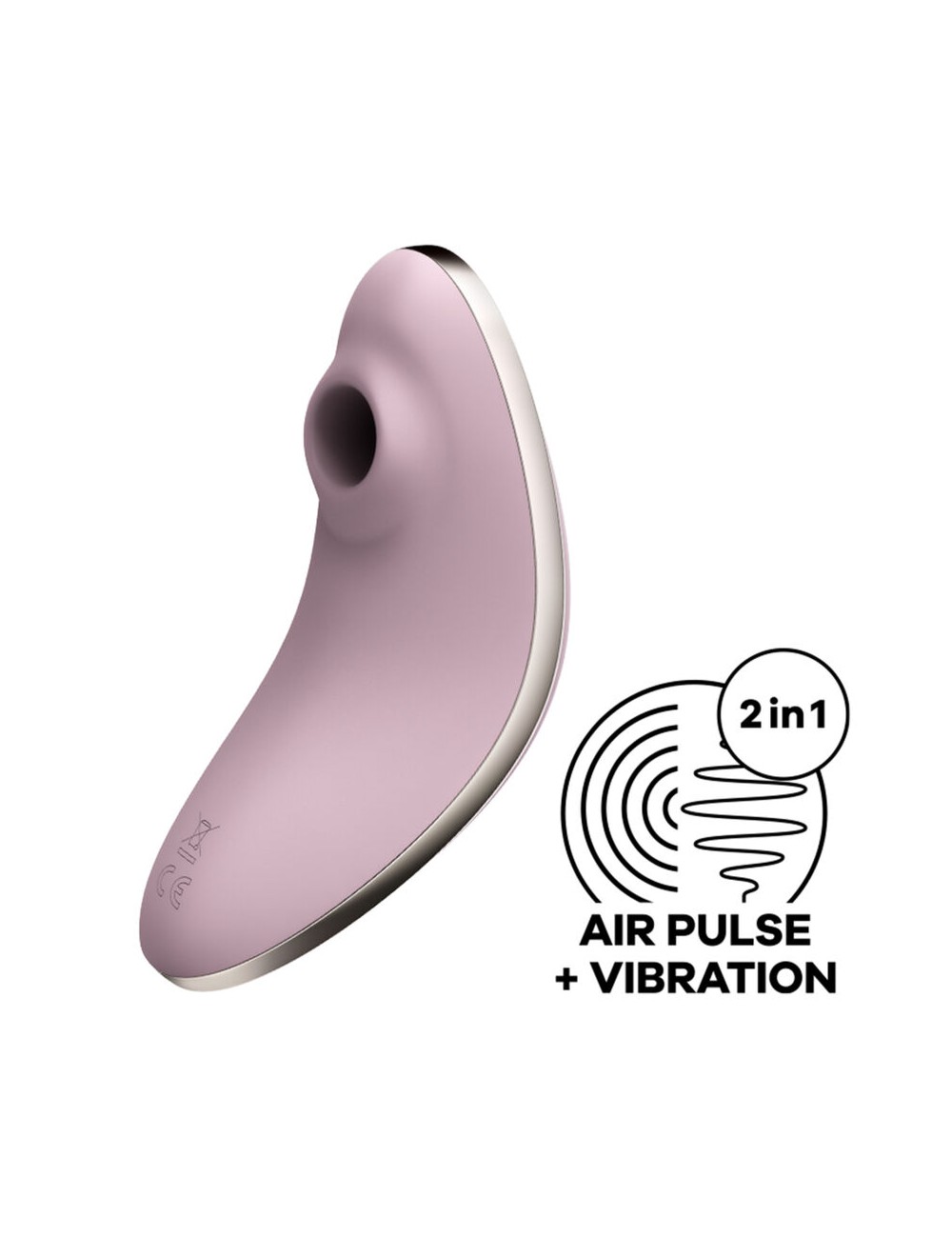 SATISFYER - VULVA LOVER 1 STIMOLATORE E VIBRATORE A IMPULSI D'ARIA VIOLA