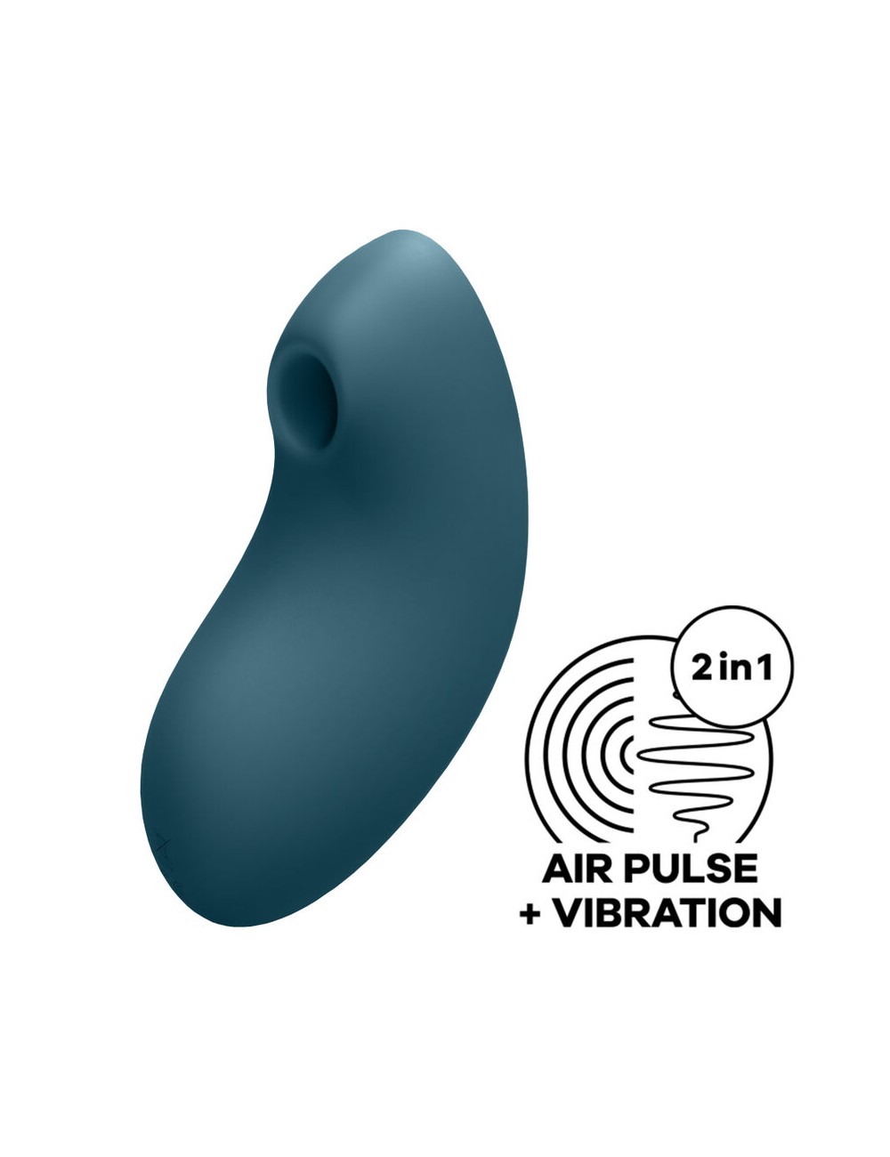 SATISFYER - STIMOLATORE E VIBRATORE A IMPULSI D'ARIA VULVA LOVER 2 BLU SATISFYER - STIMOLATORE E VIBRATORE A IMPULSI D'ARIA VULVA LOVER 2 BLU