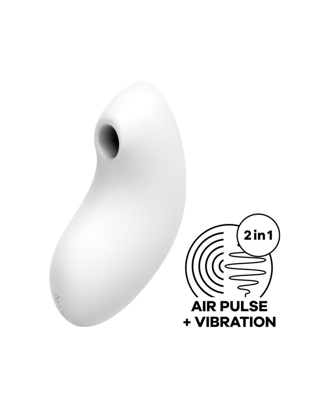 SATISFYER - STIMOLATORE E VIBRATORE A IMPULSI D'ARIA VULVA LOVER 2 BIANCO SATISFYER - STIMOLATORE E VIBRATORE A IMPULSI D'ARIA VULVA LOVER 2 BIANCO