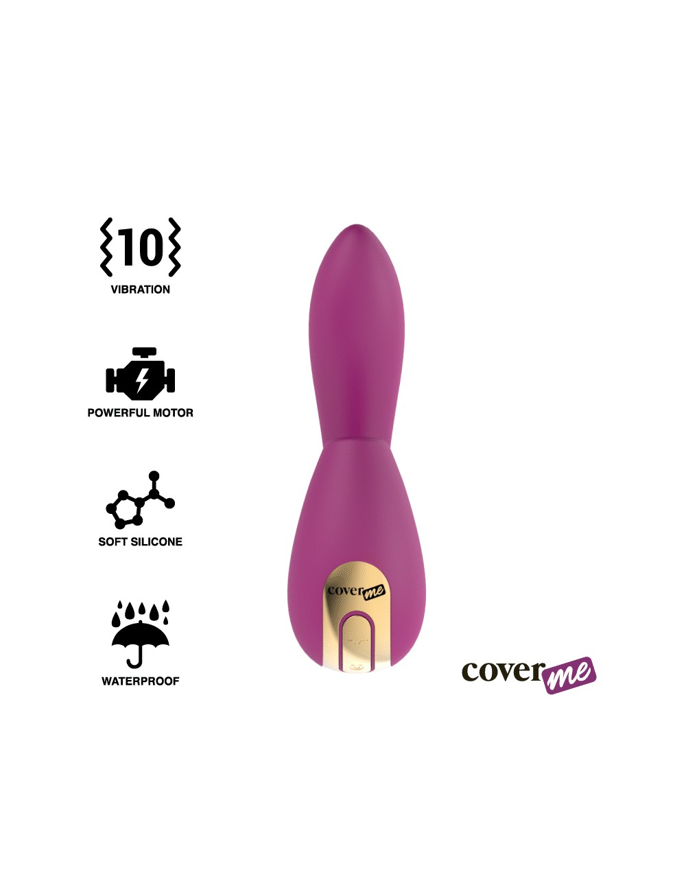 COVERME - ASPIRAZIONE CLITORALE E POTENTE VIBRATORE G-SPOT RUSH COVERME - ASPIRAZIONE CLITORALE E POTENTE VIBRATORE G-SPOT RUSH