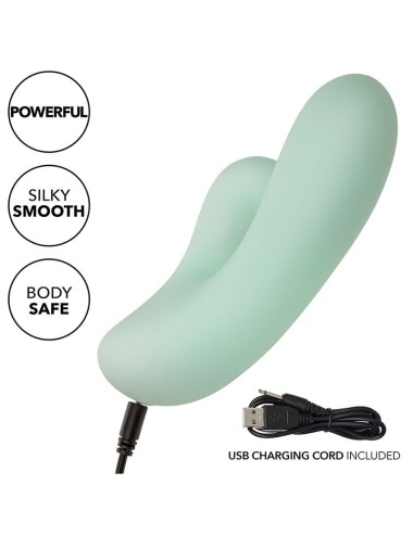 CALEXOTICS - PACIFICA FIJI VIBRATORE E STIMOLATORE PUNTO G 10 VIBRAZIONI AQUA