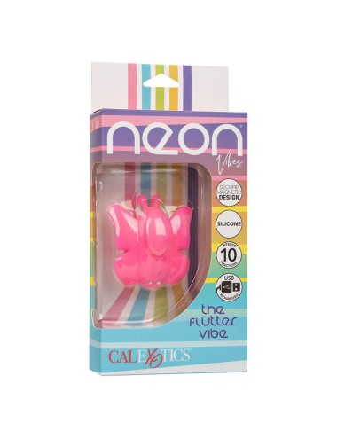 CALEXOTICS - NEON VIBES FLUTTER VIBE STIMOLATORE 10 VIBRAZIONI ROSA