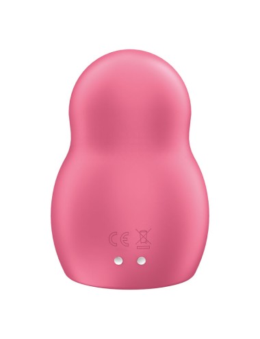 SATISFYER - PRO TO GO 1 DOPPIO STIMOLATORE E VIBRATORE ROSSO