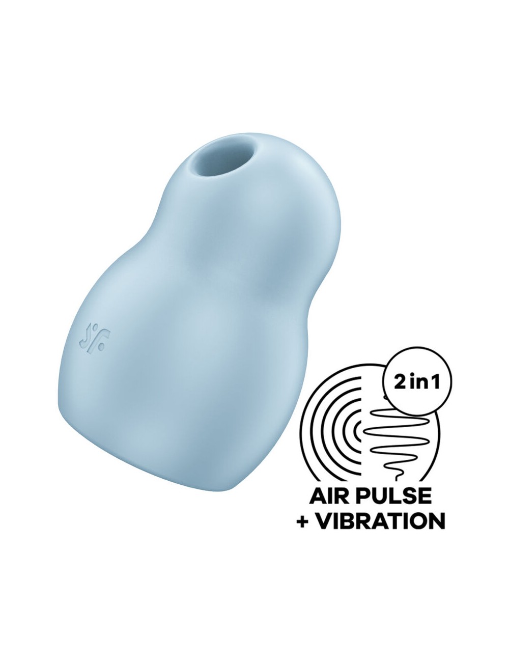 SATISFYER - PRO TO GO 1 DOPPIO STIMOLATORE E VIBRATORE BLU SATISFYER - PRO TO GO 1 DOPPIO STIMOLATORE E VIBRATORE BLU
