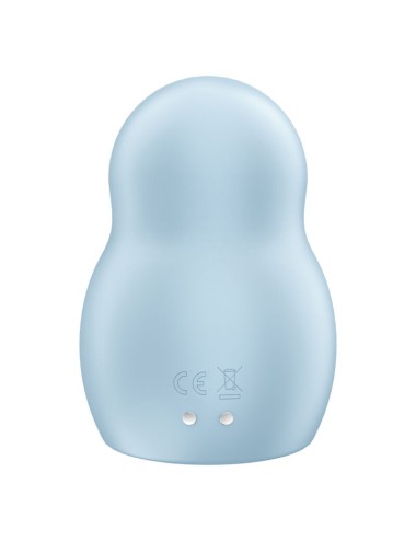 SATISFYER - PRO TO GO 1 DOPPIO STIMOLATORE E VIBRATORE BLU