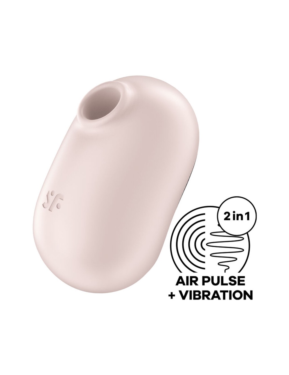 SATISFYER - PRO TO GO 2 DOPPIO STIMOLATORE E VIBRATORE BEIGE SATISFYER - PRO TO GO 2 DOPPIO STIMOLATORE E VIBRATORE BEIGE