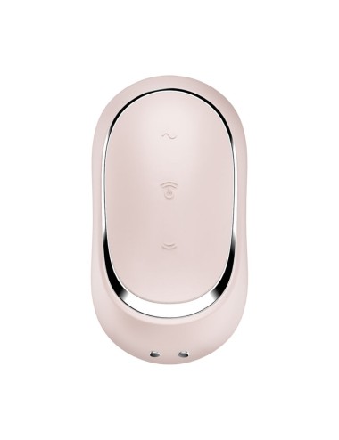 SATISFYER - PRO TO GO 2 DOPPIO STIMOLATORE E VIBRATORE BEIGE