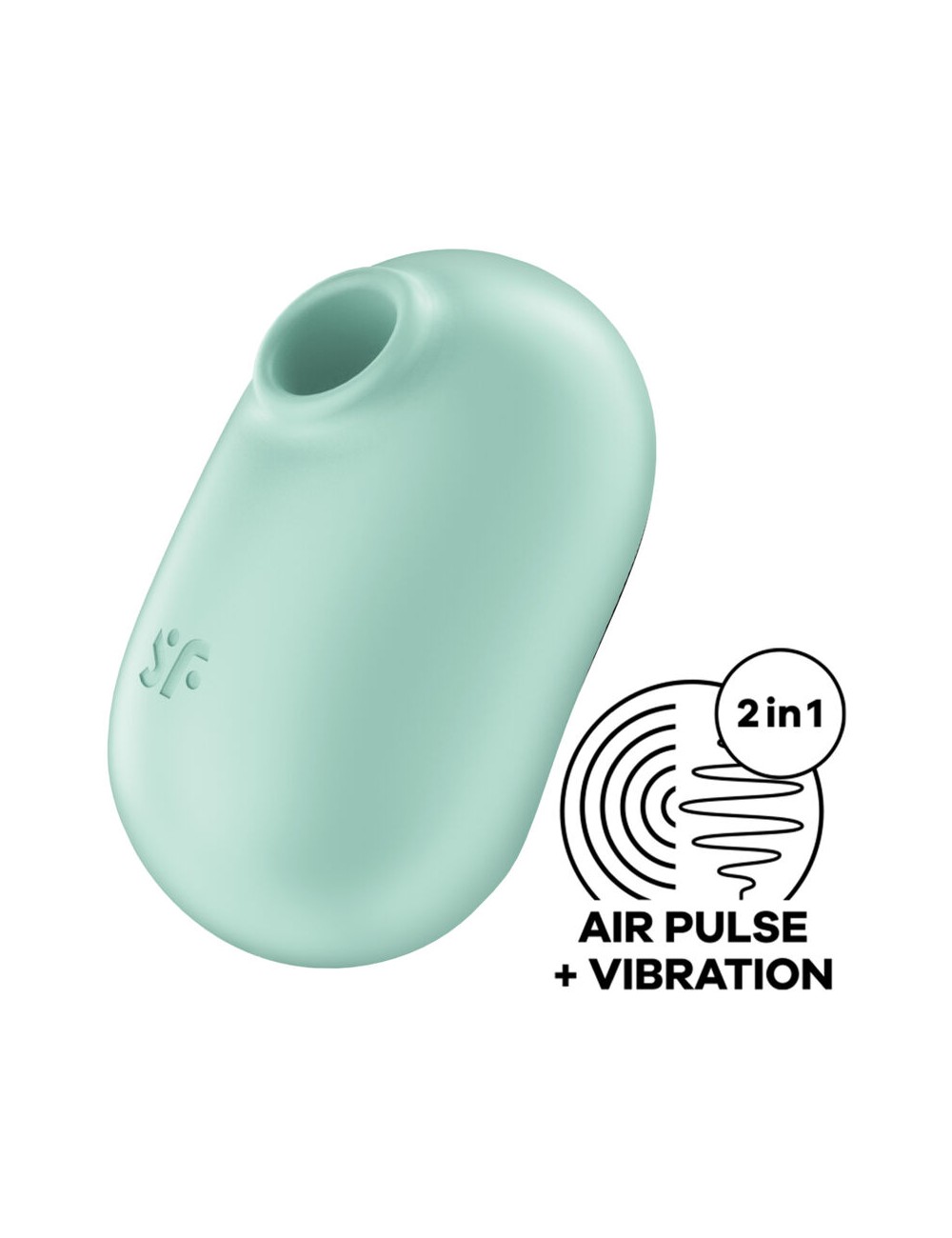 SATISFYER - PRO TO GO 2 DOPPIO STIMOLATORE E VIBRATORE VERDE