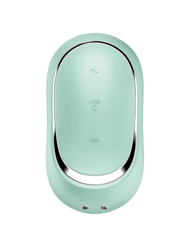 SATISFYER - PRO TO GO 2 DOPPIO STIMOLATORE E VIBRATORE VERDE