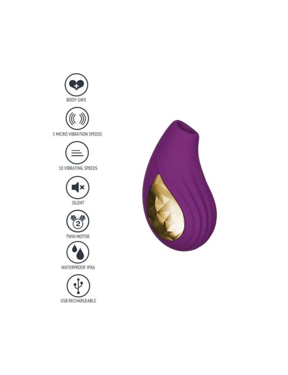 XOCOON - STIMOLATORE DI AMORE DIVINO VIOLA