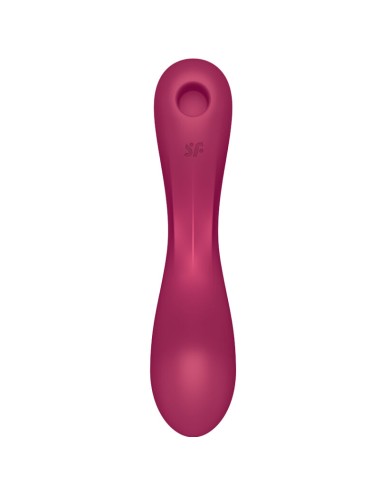 SATISFYER - CURVE TRINITY 1 AIR PULSE VIBRAZIONE ROSSO