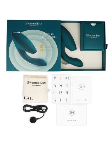 WOMANIZER - STIMOLATORE DUO 2 BLU PETROL