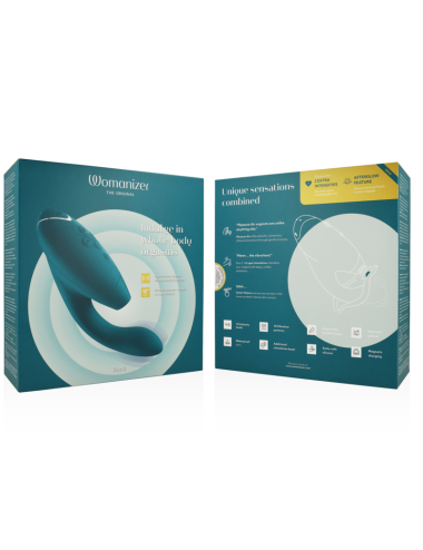 WOMANIZER - STIMOLATORE DUO 2 BLU PETROL