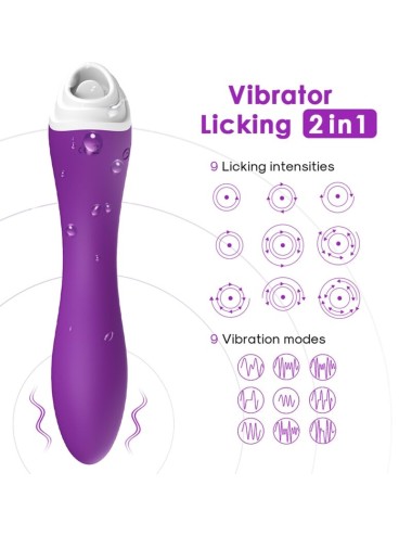 ARMONY - FAIRYLAND LECCATA CLIT VIBRANTE E VIBRATORE VIOLA