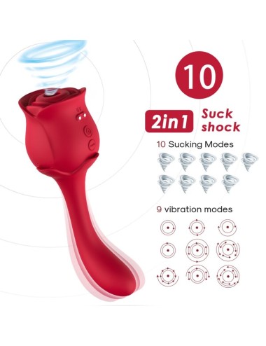 ARMONY - ROSELOVER LECCA CLIT VIBRANTE E STIMOLATORE ROSSO