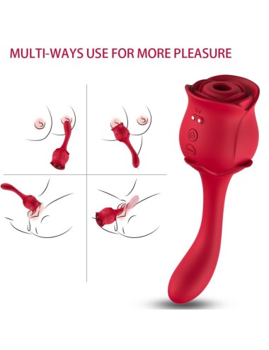ARMONY - ROSELOVER LECCA CLIT VIBRANTE E STIMOLATORE ROSSO